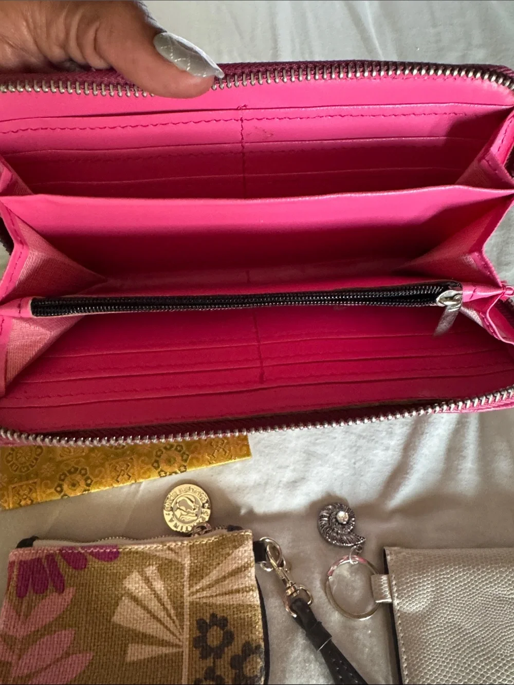 NWOT 6-Piece Wallet & Wristlet Bundle - Pink Studded, Classic Black & More!